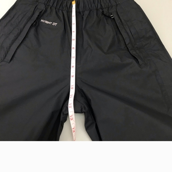 The North face black snow ski rain lightweight pants size small - Picture 2 of 8